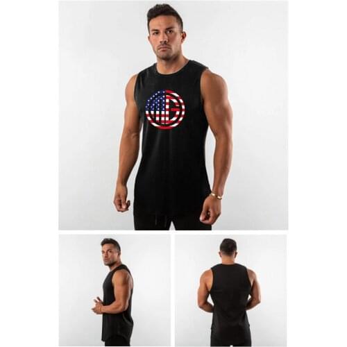 New Gym Workout Summer Mesh Fitness Casual Fashion Tank Top Men Sports Clothing Bodybuilding Singlets Sleeveless Quick Dry Vest