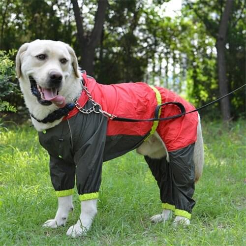 Large Dog Raincoat Big Dog Clothes Waterproof Clothing Corgi Samoyed Golden Retriever Labrador Husky Alaskan Dog Costume Outfit