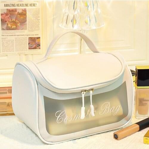 Portable Makeup Organizer Bag Travel Skincares Holder Case Waterproof Built-in Mesh Zippered Pocket for Office Au19 21 Dropship