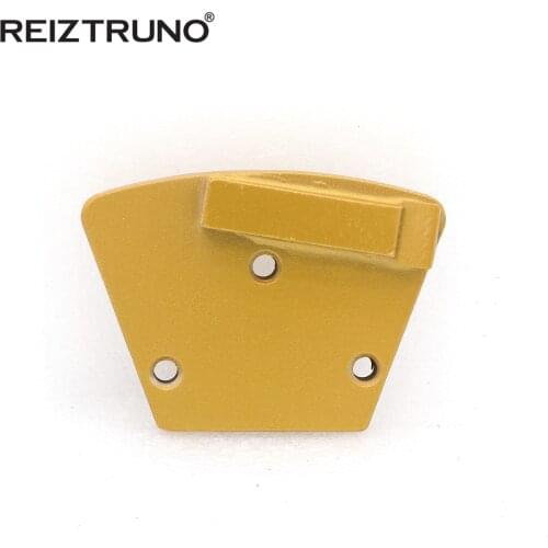 REIZTRUNO one segment fan-shaped and pcd diamond floor polishing pads grinding discs for Concrete Epoxy Removal