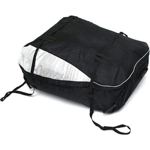 105*100*32cm Waterproof Car Cargo Roof Bag Waterproof Rooftop Luggage Carrier Black Storage Travel Waterproof SUV Van for Cars