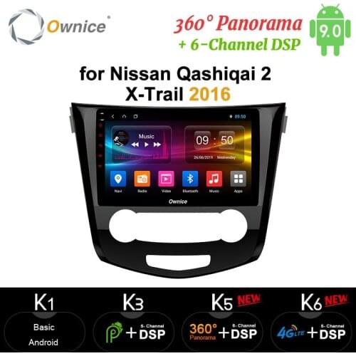 Ownice carplay Android 10.0 4G RAM 64G Octa Core 2 din auto car radio DVD Player for Nissan Qashiqai 2 X-Trail 2016 automagnitol