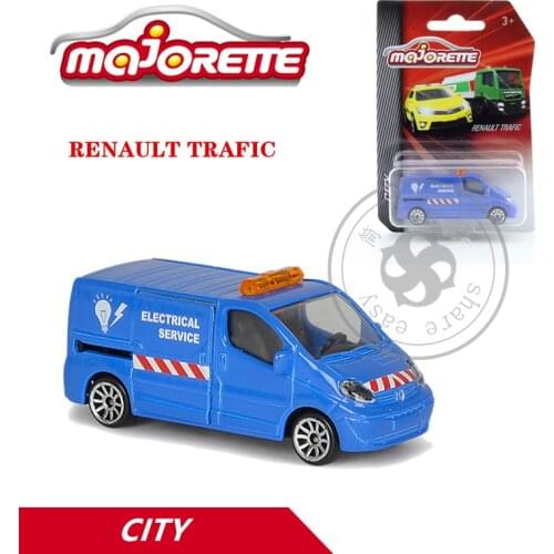 Majorette 1/64 CITY Series RENAULT TRAFIC Car Hot Pop Kids Toys Motor Vehicle Diecast Metal Model MJ212057500