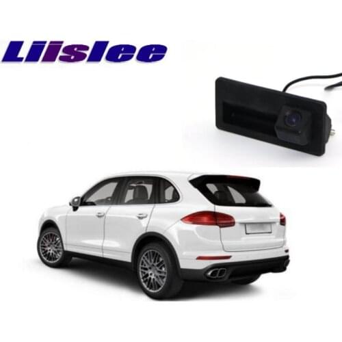 LiisLee Car HD Reversing image Camera For Cayenne 92A 2011~2017 Night Vision WaterProof Dedicated Rear View back Camera