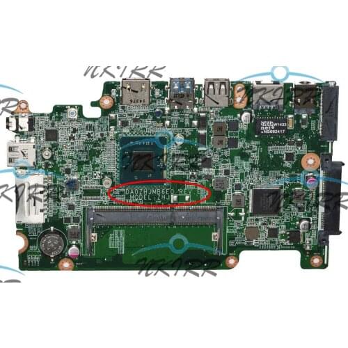 DA0ZHJMB6E0 REV:E ZHJ NBMNU11001 NB.MNU11.001 N2830/N2840 motherboard for Acer Aspire E3-111 V3-111p TravelMate TMB115-M