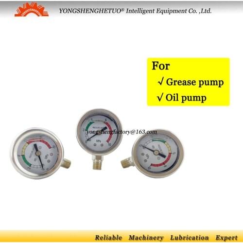 Electric lubrication grease oil pump replacement pressure gauge