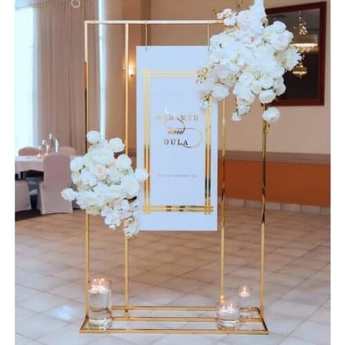 Wedding Backgrounds Frame Backdrops Flowers Arch Sign Billboard Pillar Stand Birthday Party Welcome Iron Rack Balloons Shelf