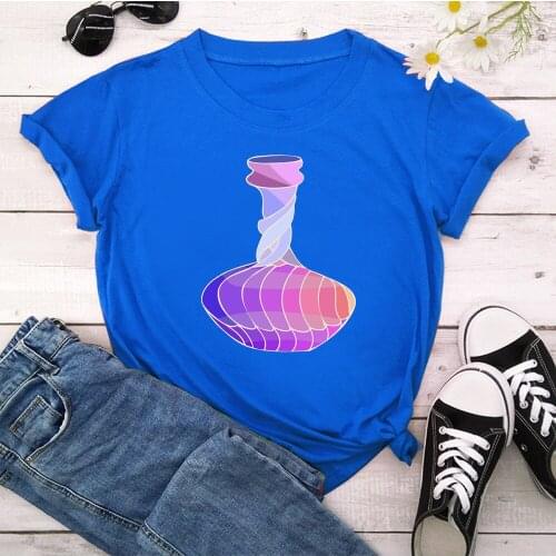 Bottle New T-shirts For Women Harajuku Summer T Shirt Fashion Tops Printed Female T-shirt Casual Tee TX8433