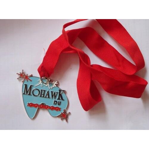 Hot sale badge for customs, souvenir badge,medal, metal badge with ribbon, free design