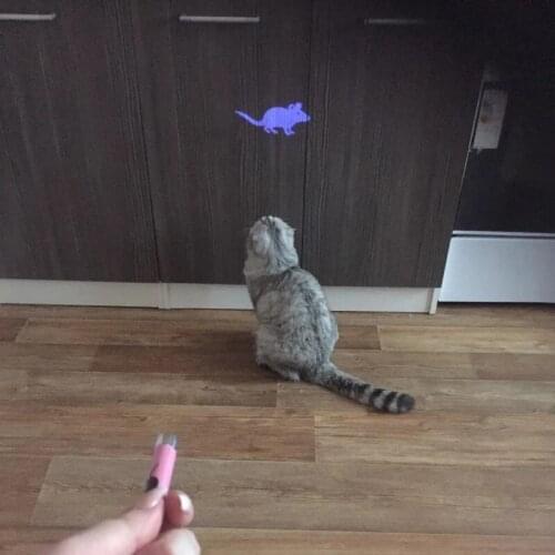 Cat Toy Creative LED Laser Pointer light Pen With Bright Animation Mouse Funny Cat Toys Pet Products