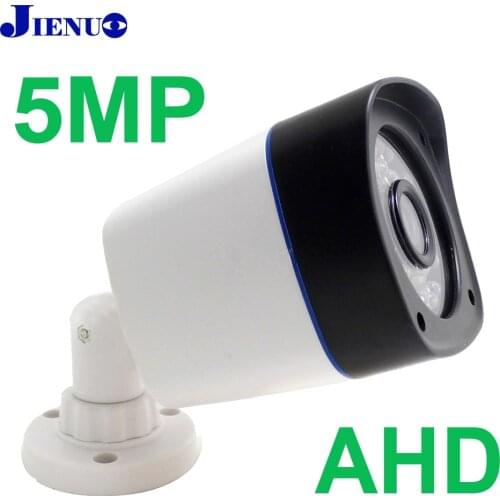 JIENUO AHD Camera HD 5MP 1080P 4MP Outdoor Waterproof High Definition CCTV Security Surveillance Infrared Night Vision Home Cam