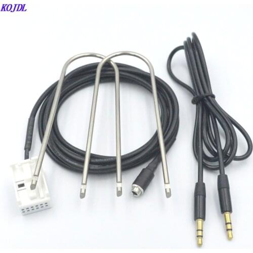 Set Car 3.5mm AUX Cable Audio Adapter suit with male to male aux mp3 kit For Peugeot 307 308 407 408 Sega C2 C5 citroen Triumph