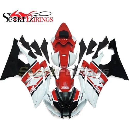 YAMALUBE Red Black Injection Fairings For Yamaha YZF600 R6 08 09 10 11 12 13 14 15 Plastic ABS Motorcycle Fairing Kit Bodywork