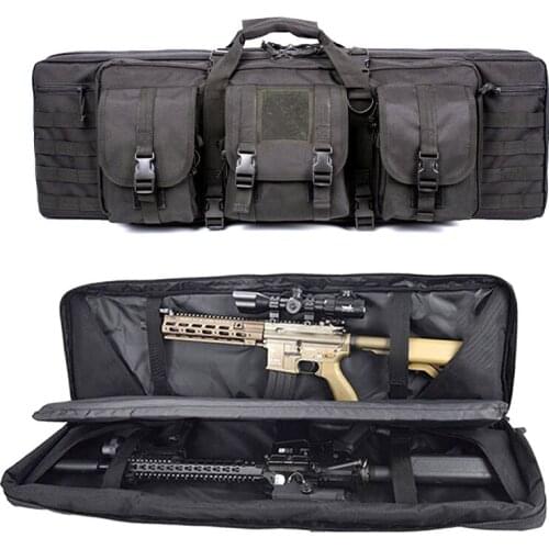 36 Inch Tactical Gun Bag Dual Rifle Backpack Bag for M4 AK47 Military Airsoft Combat Case Hunting Shooting Portable Gun Carrying
