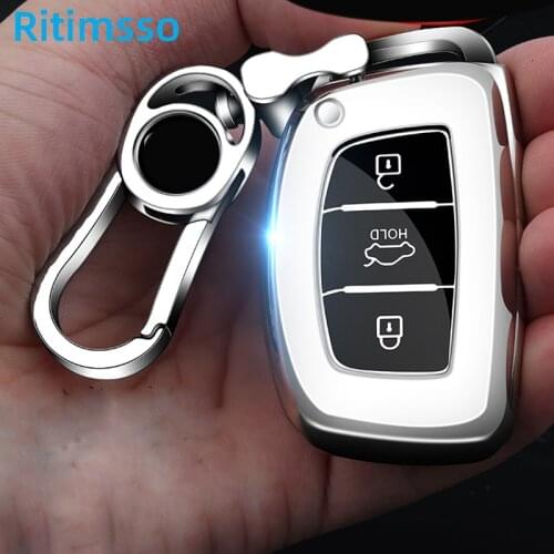 Soft TPU Car Remote Key Case Cover Shell Fob for Hyundai Ix25 Ix35 Ix20 I30 I40 Tucson Sonata Verna Solaris Santa Elantra Mistra
