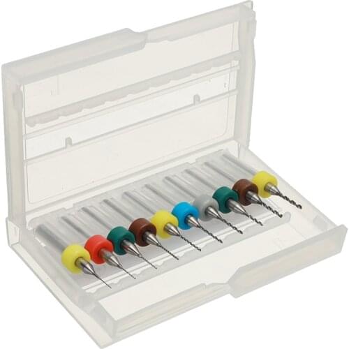 0.3-1.2mm Tungsten Steel Carbide Drill Bit Set For Watch Repair Circuit Board Tungsten Watchmaker Repair Tool