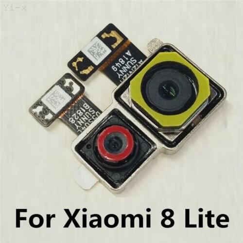 Rear Main Facing Camera For Xiaomi 8 Lite Back Front Big Small Camera Module Flex Cable For Mi8 Lite Mi 8 Lite