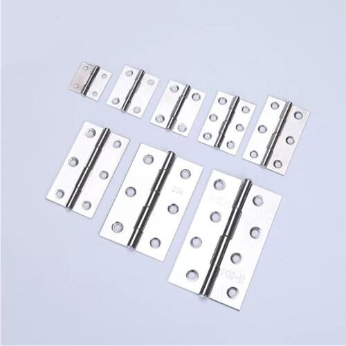 2pcs/set Stainless Steel Cabinet Door Hinge Boat Marine Cabinet Butt Hinge 1.5"/2"/2.5"/3"/4 Inch Length Used for Door Windows