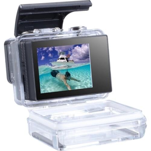 Applicable to GoPro Hero 4 3+ 3 LCD BacPac LCD Monitor Professional LCD Display + Waterproof Case Rear Door Cover Accessories