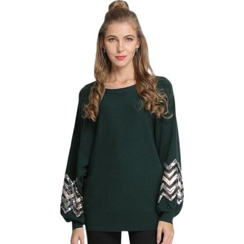 Large Size Womens 2019 Pullover Loose Round Sweater Top Women Printed Hot Sell Collar O-neck Womans Cardigan