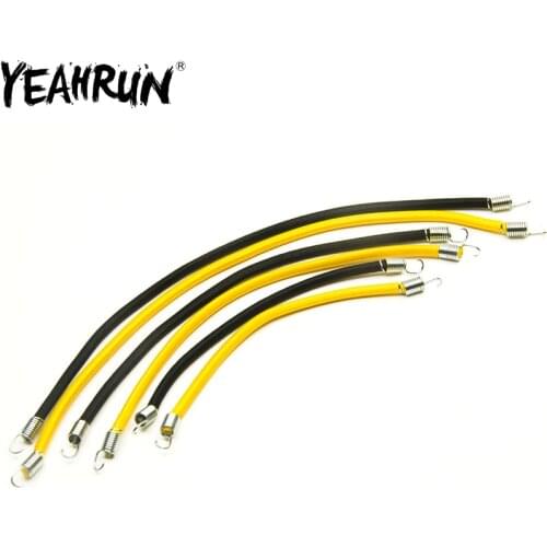 RC Car Roof Rack Rope Luggage Cords 10/15/20CM Elastic Bungee Ropes for 1/10 Axial SCX10 D90 CC01 RC Rock Crawler Truck