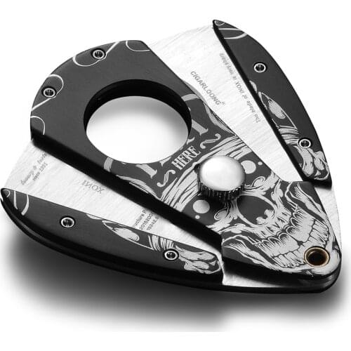 CIGARLOONG cigar scissors yangquan metal stainless steel thickening exquisite cigar cutter CC868