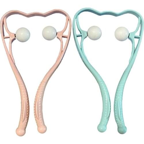 Manual Cervical Spine Massager Kneading Fitness Handheld Mini Clamp Neck Cervical Spine Massager Home Neck Massager