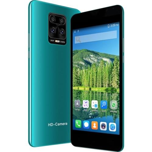 Note9 Pro EU Smartphone Android 4.4 512 + 4G ROM Smart Phones Face Unlock 5.0 Inch Full Screen 2200Mah Cell Mobile Phone 2021