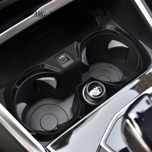 Car Styling Water Cup Holder panel Frame Trim decoration Covers Stickers For BMW 3 Series G20 G28 2021 interior Auto Accessories