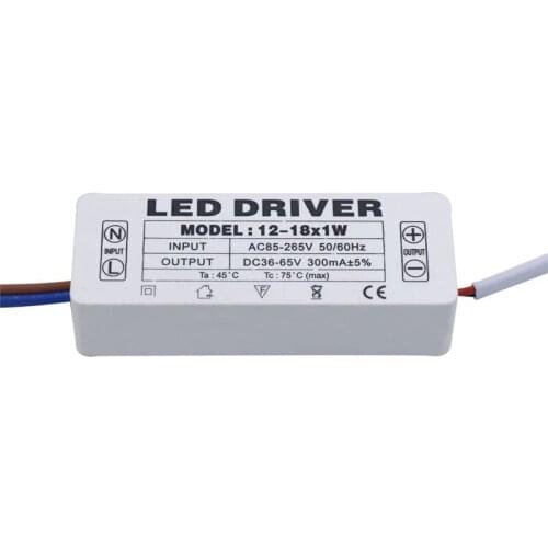 300mA LED Driver 3W 5W 9W 10W 12W 15W 18W 20W 25W Power Supply Unit Downlight Lighting Transformers Adapter For LED Lights DIY