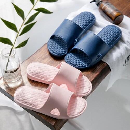 Explosion Bathroom Eva Home Slippers Platform Slippers Slip Couple Plastic Bathroom Shower Women Mens Wear-Resistant Slippers