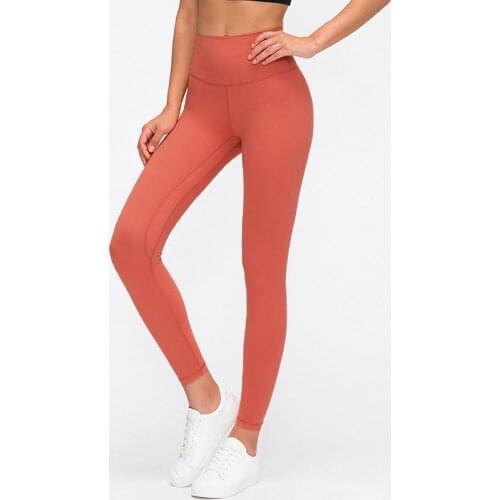 Women High Waist Skinny Yoga Leggings Gym Pants Stretchy Nudity Sanded Sports Pants Workout Tights Running Fitness Yoga Leggings