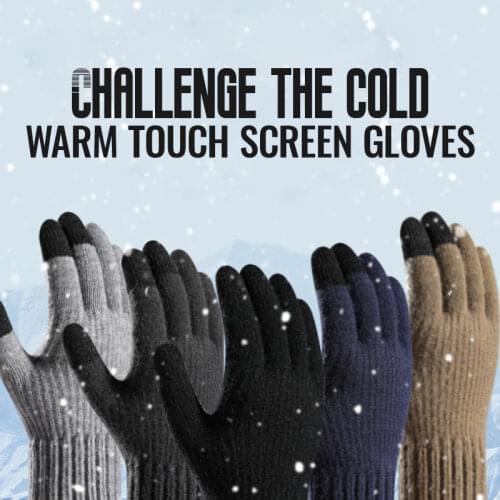 Winter Outdoor Sports Running Thick Glove Warm Touch Screen Fitness Full Finger Gloves For Unisex Outdoor Camping Cycling Gloves