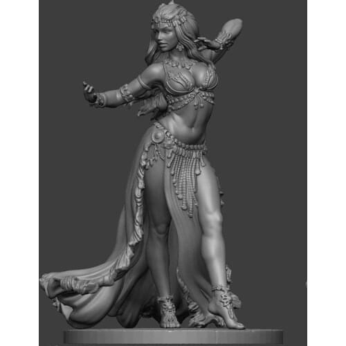 1/24 Resin Figure Building Kit Female Dancer