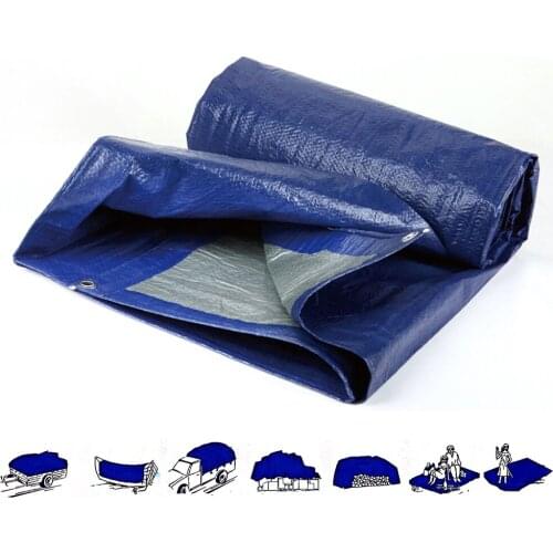 4 Sizes Tarpaulin Rainproof Cloth Outdoor Garden Plant Shed Boat Car Truck Canopys Waterproof Shading Sail Pet Dog House Cover