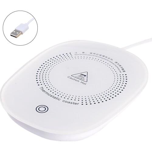 55 Degree Centigrade Smart Electric USB Cup Mug Milk/Coffee/Drink Warmer Heater Tray Mat Portable Size Cup Warmer