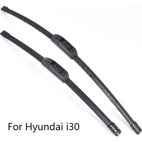 Car Windshield Wiper Blades for Hyundai i30 form 2007 2008 2009 2010 2011 2012 2013 2014 to 2017 Car Windscreen wiper Rubber