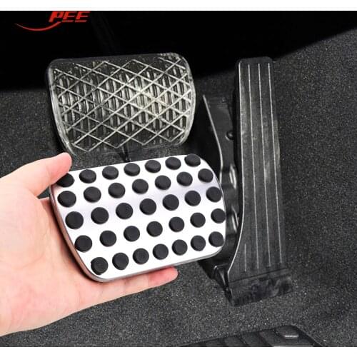 LEEPEE Car Pedal For Mercedes Benz C E S GLK SLK CLS SL Class W203 W204 W211 W212W210 AMG Auto Accessories Stainless Steel