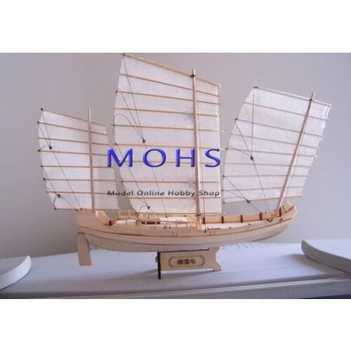 Free shipping wooden scale model 1/148 wood scale model ship The green eyebrow model boat for scale wood model making beginners