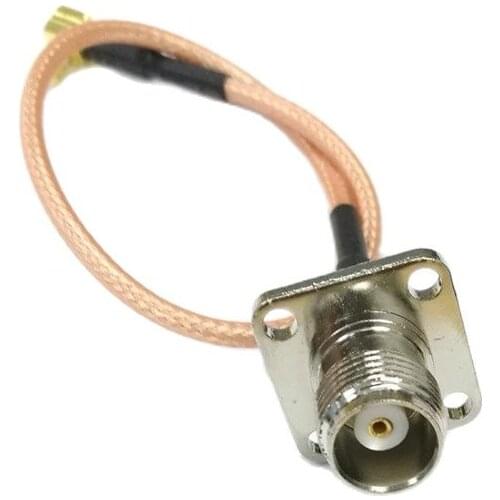 Wireless Patch Leads TNC Female Panel Mount Switch MCX Male Right Angle RF Jumper Cable Adapter RG316 6inch wholesale NEW