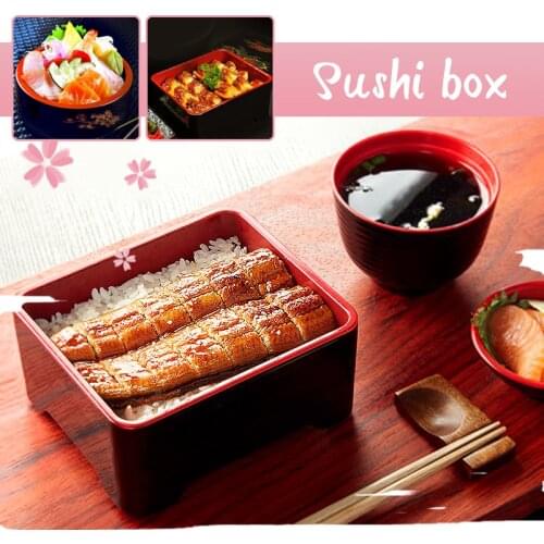 Kids School Sushi Eel Lunch Box Bento Lunch Boxes For Japanese Healthy Meal Prep Food Container Snack Box With Lid