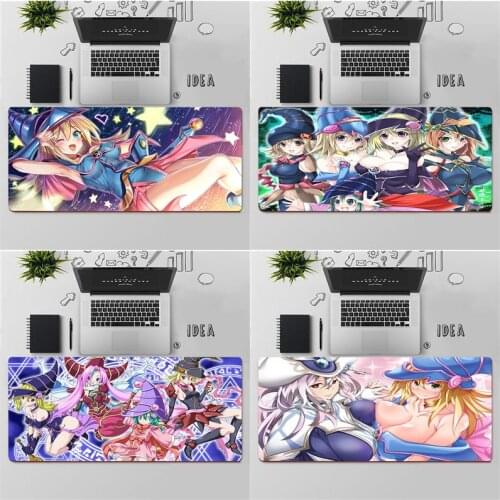 FHNBLJ Top Quality Anime YuGiOh Dark Magician Girl DIY Design Pattern Game mousepad Free Shipping Large Mouse Pad Keyboards Mat