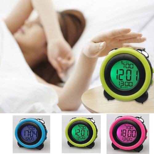 Loud Alarm Clock For Heavy Sleepers-Dual, Alarm Clock With Snooze,Backlight Silent Alarm Clock With Light Digital Alarm Clock