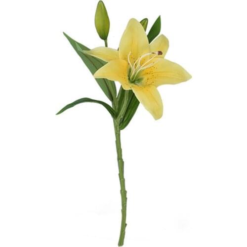 Artificial Lily Flowers European Multicolor Fake Bridal Flowers Bouquet Wedding Home Party Decoration