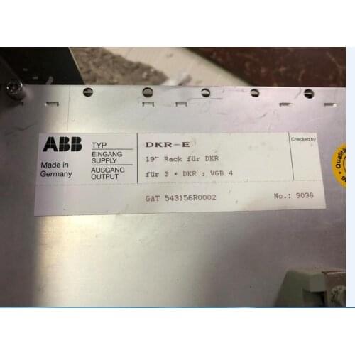 Used Good Condition ABB DKR-E 19" rack