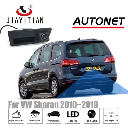 JIAYITIAN Trunk Handle Camera For vw Sharan 7N 2010 2011 2012 2013 2014 2015 2016 2017 2018 2019 HD CCD rear view camera Backup
