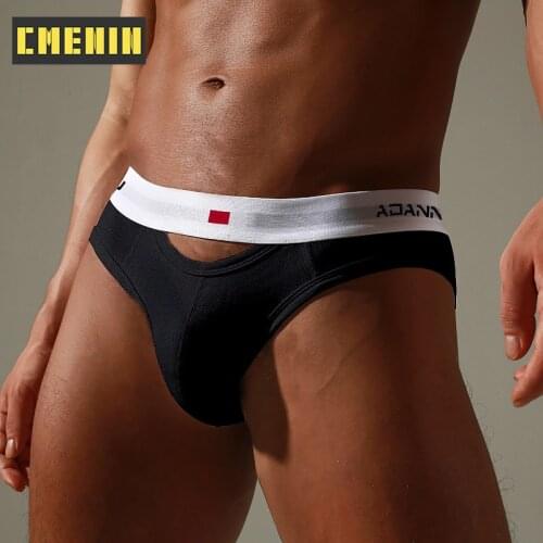 2021 New Cotton Sexy Gay Men Underwear Bikini Men Briefs LOGO Breathable Mens Briefs Underwear Shorts Male Underwear AD7501