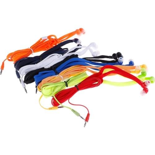 Shoelace Earphones Super Bass Headphones Headset Stereo Earbuds Running Earpieces