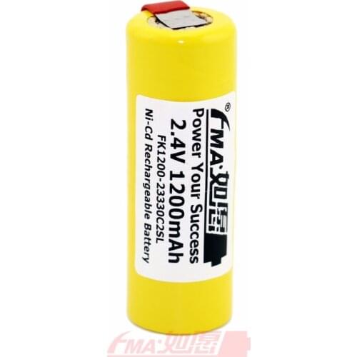 Ni-Cd 2.4V 1200mAh Rechargeable Battery for Shaver Barber Scalding knife 2SL
