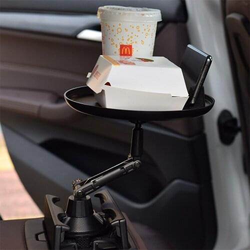 Coffee Burger Rack Convenient In Car Mobile Phone Holder Small Dining Table Water Cup Holder Car Dining Tray Car Travel